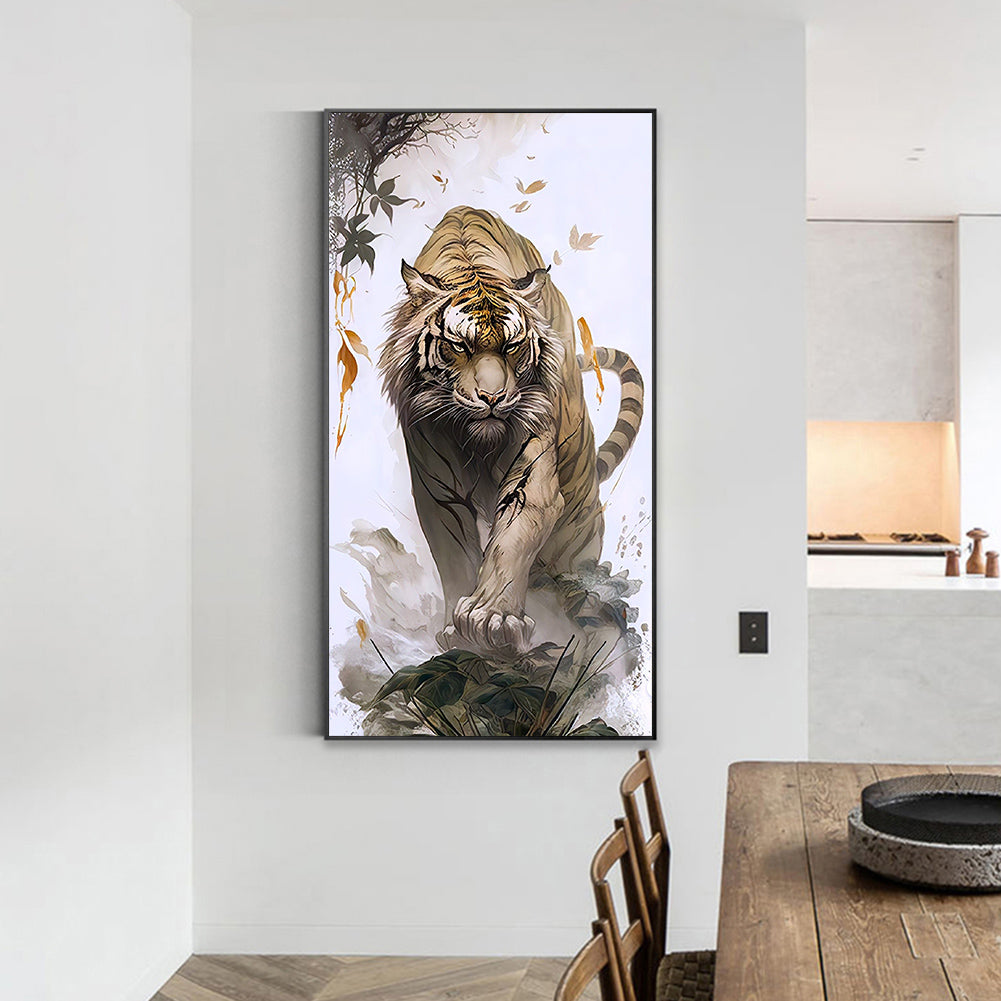 Tiger - Full Round Drill Diamond Painting 40*70CM