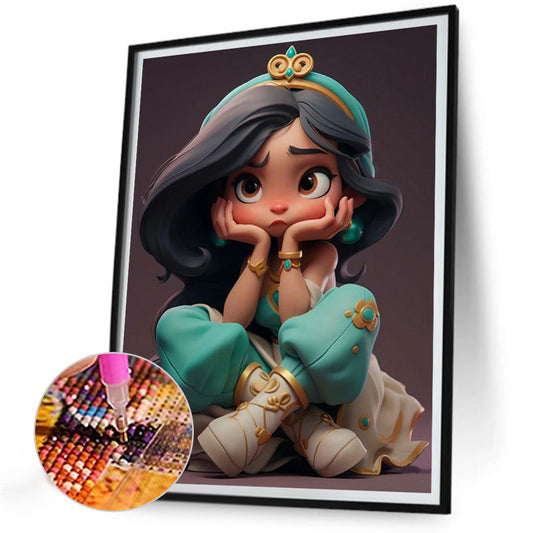 Princess Jasmine - Full Round Drill Diamond Painting 30*40CM