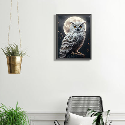 Owl - Full Square Drill Diamond Painting 30*40CM