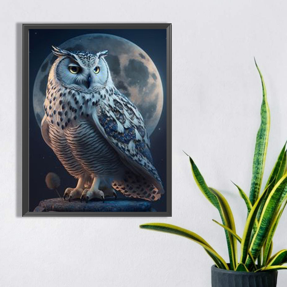 Owl - Full Square Drill Diamond Painting 30*40CM