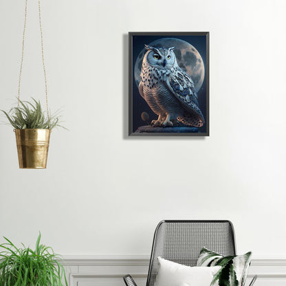 Owl - Full Square Drill Diamond Painting 30*40CM