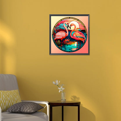 Flamingo - Full Round Drill Diamond Painting 30*30CM