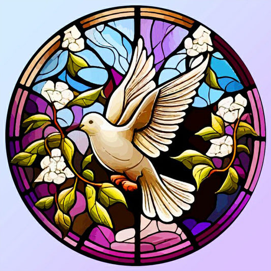 Peace Dove - Full Round Drill Diamond Painting 30*30CM