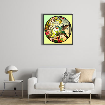 Hummingbird - Full Round Drill Diamond Painting 30*30CM