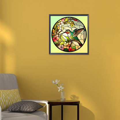 Hummingbird - Full Round Drill Diamond Painting 30*30CM