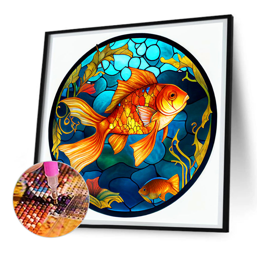 Goldfish - Full Round Drill Diamond Painting 30*30CM
