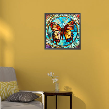 Butterfly - Full Round Drill Diamond Painting 30*30CM