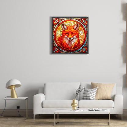 Focused Fox - Full Round Drill Diamond Painting 30*30CM