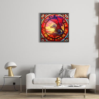 Overlooked Dragon - Full Round Drill Diamond Painting 30*30CM