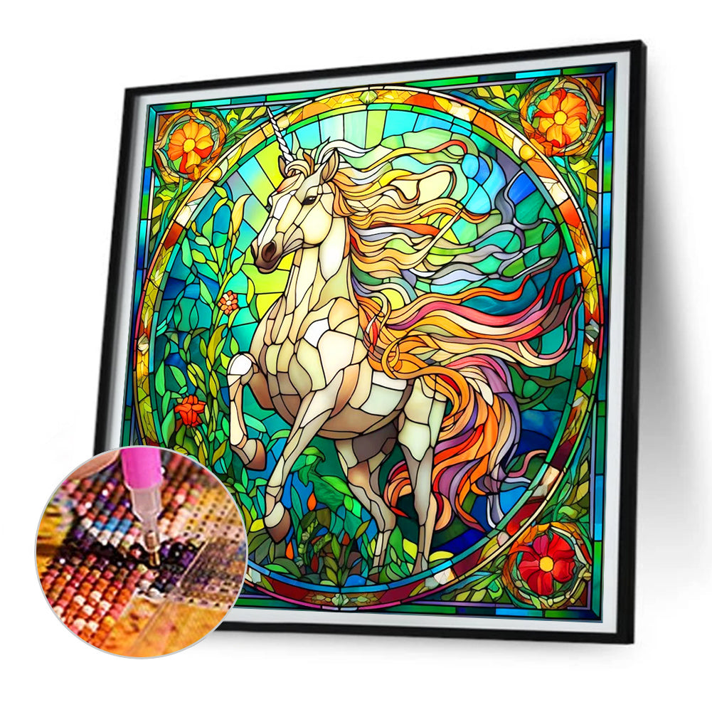 Horse - Full Round Drill Diamond Painting 30*30CM