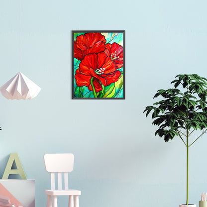 Poppy - Full Round Drill Diamond Painting 30*40CM