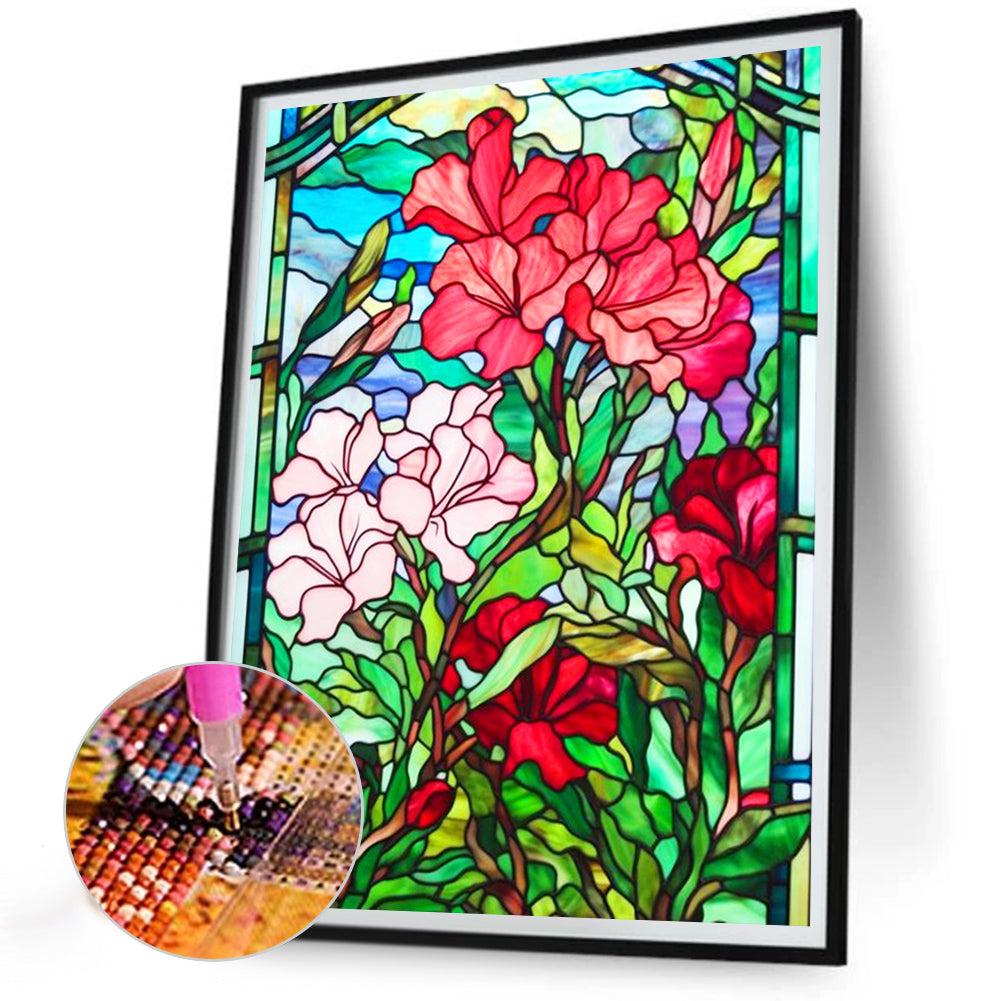 Safflower - Full Round Drill Diamond Painting 30*40CM