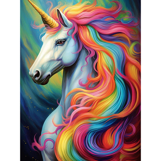 Colorful Horse - Full Round Drill Diamond Painting 30*40CM