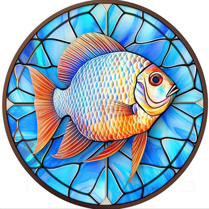 Grass Carp - Full Round Drill Diamond Painting 30*30CM