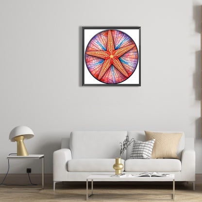 Starfish - Full Round Drill Diamond Painting 30*30CM