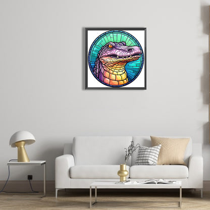 Crocodile - Full Round Drill Diamond Painting 30*30CM