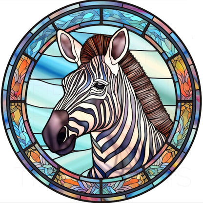 Zebra - Full Round Drill Diamond Painting 30*30CM