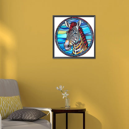 Zebra - Full Round Drill Diamond Painting 30*30CM