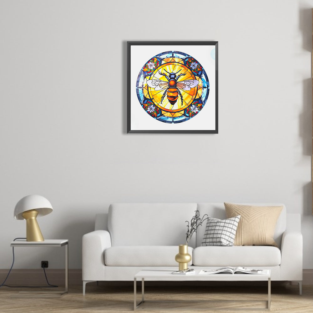 Bee - Full Round Drill Diamond Painting 30*30CM