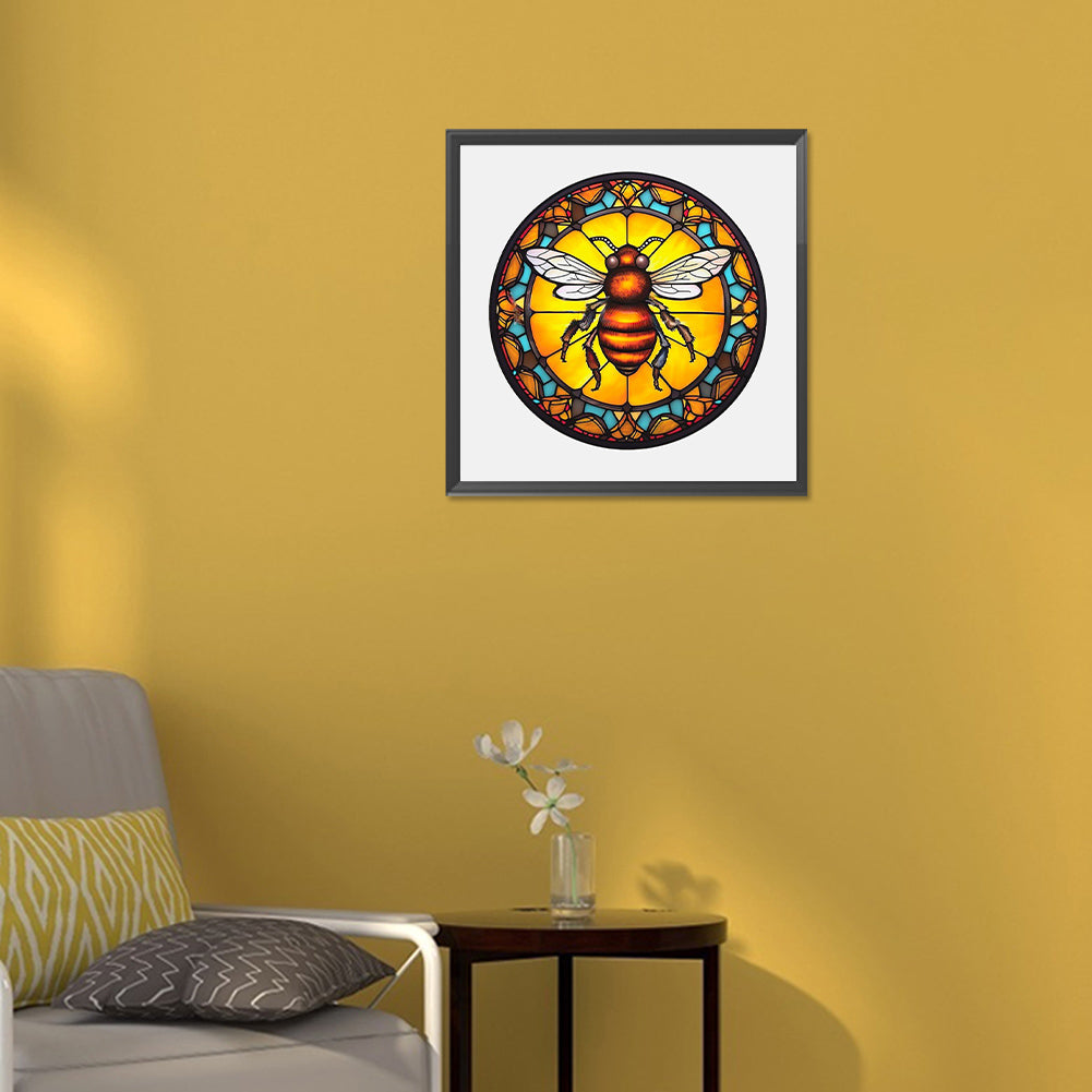 Bee - Full Round Drill Diamond Painting 30*30CM