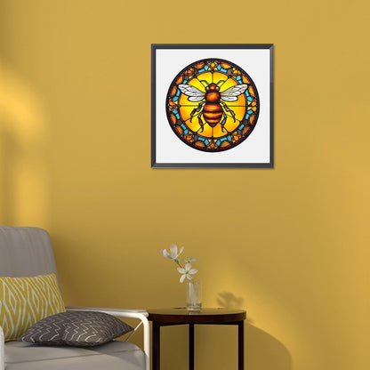 Bee - Full Round Drill Diamond Painting 30*30CM