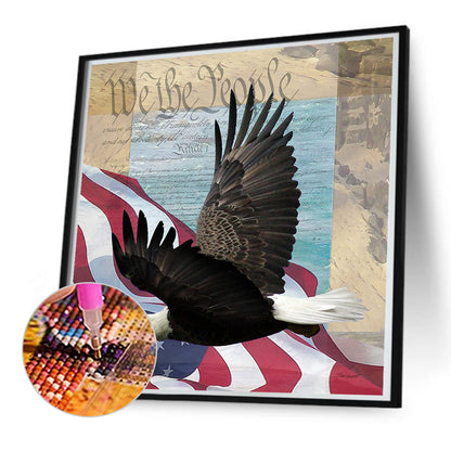 American Eagle - Full Round Drill Diamond Painting 50*50CM