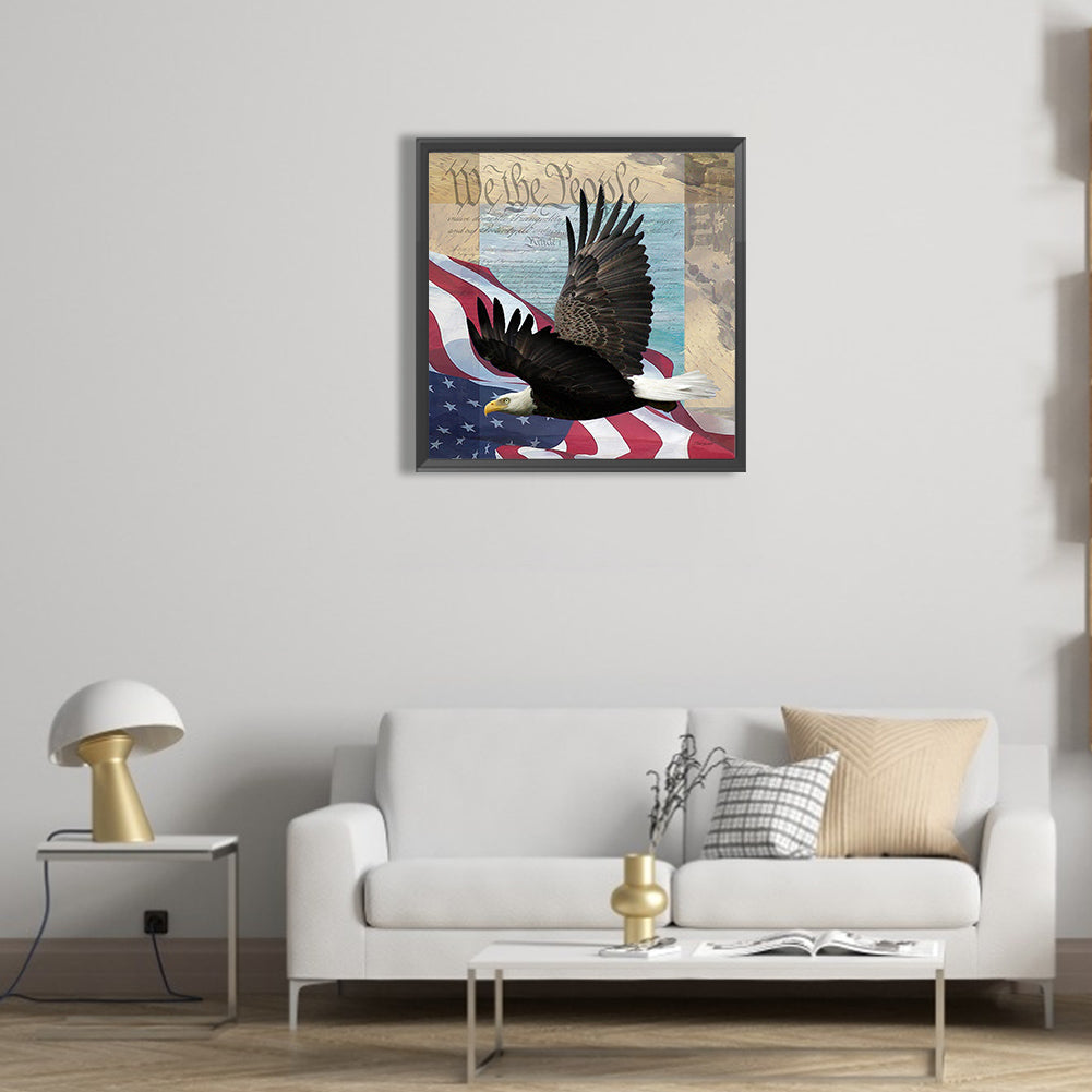 American Eagle - Full Round Drill Diamond Painting 50*50CM