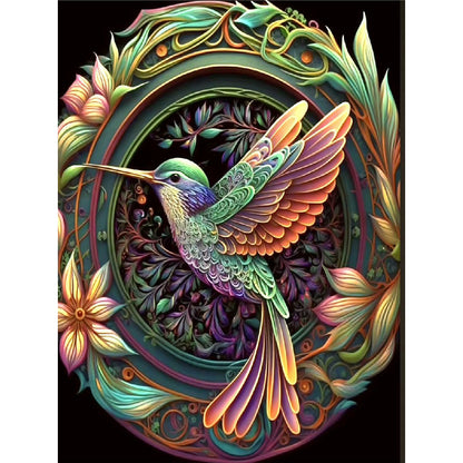 Hummingbird - Full Round Drill Diamond Painting 30*40CM