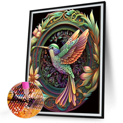 Hummingbird - Full Round Drill Diamond Painting 30*40CM