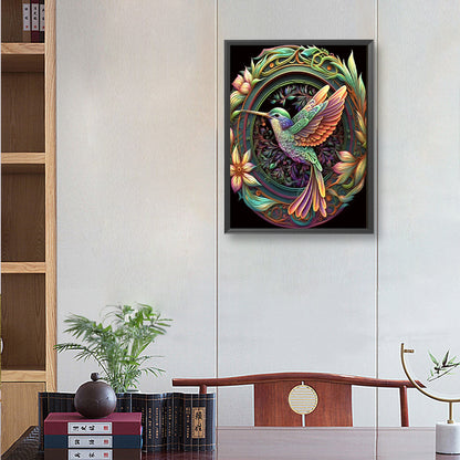 Hummingbird - Full Round Drill Diamond Painting 30*40CM