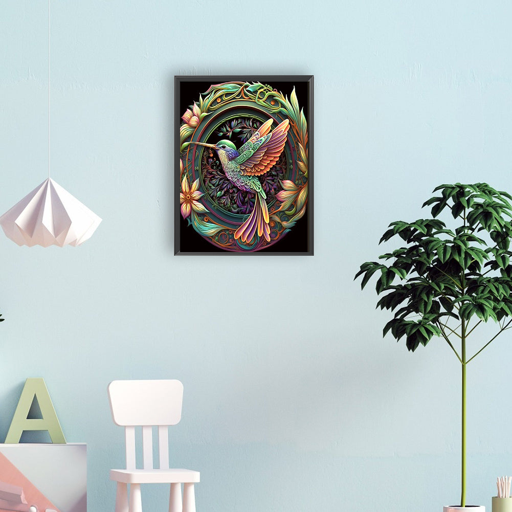 Hummingbird - Full Round Drill Diamond Painting 30*40CM