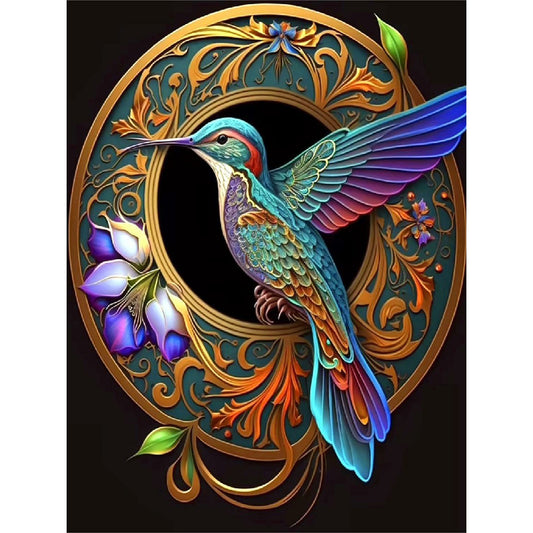 Hummingbird - Full Round Drill Diamond Painting 30*40CM