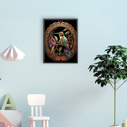 Hummingbird - Full Round Drill Diamond Painting 30*40CM