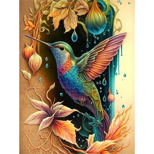 Hummingbird - Full Round Drill Diamond Painting 30*40CM