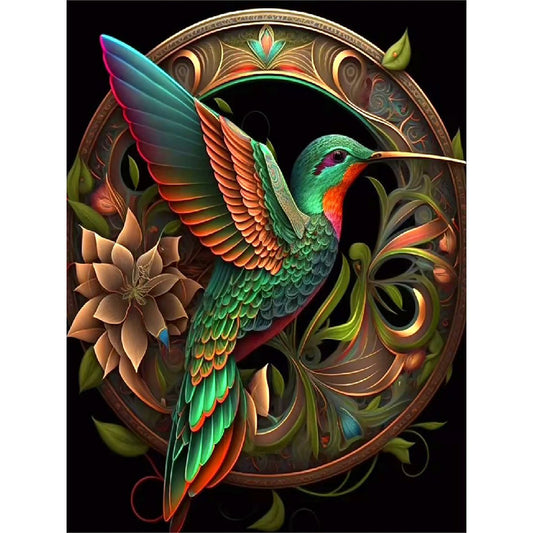 Hummingbird - Full Round Drill Diamond Painting 30*40CM