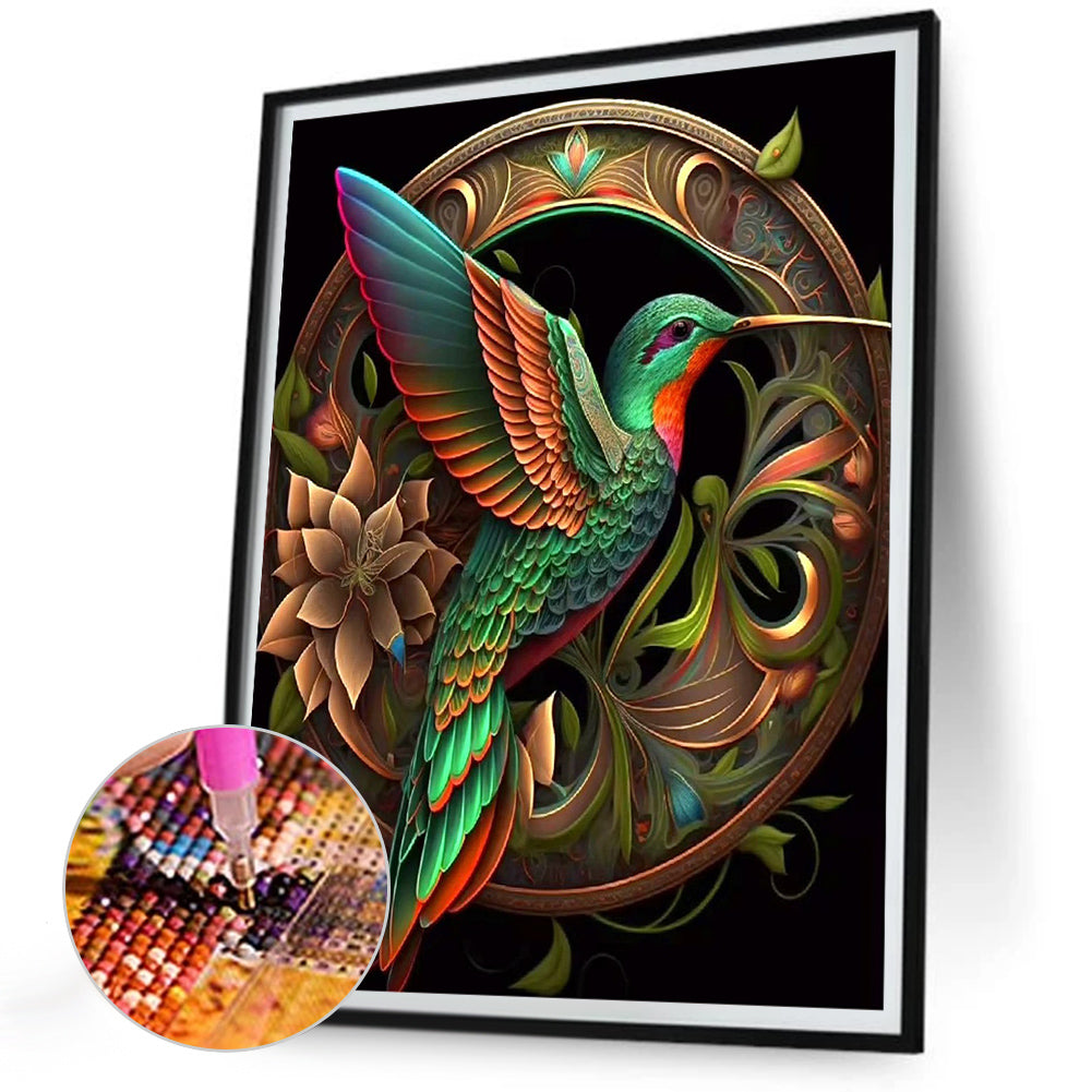 Hummingbird - Full Round Drill Diamond Painting 30*40CM