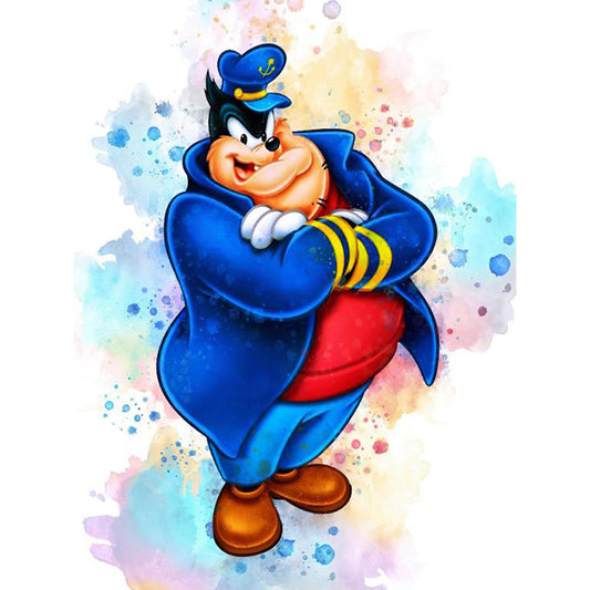 Watercolor Disney Peter - Full Round Drill Diamond Painting 30*40CM