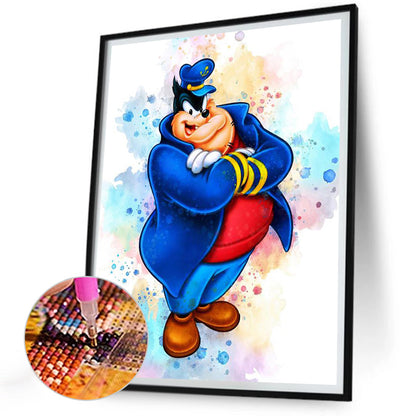 Watercolor Disney Peter - Full Round Drill Diamond Painting 30*40CM