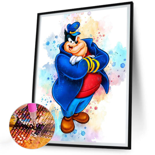 Watercolor Disney Peter - Full Round Drill Diamond Painting 30*40CM