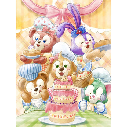 Watercolor Disney Star Deluge - Full Round Drill Diamond Painting 30*40CM