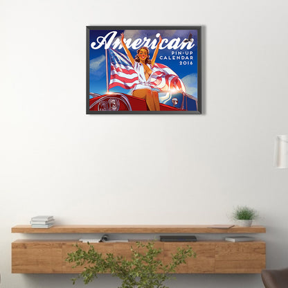 American Independence Day - Full Round Drill Diamond Painting 40*30CM