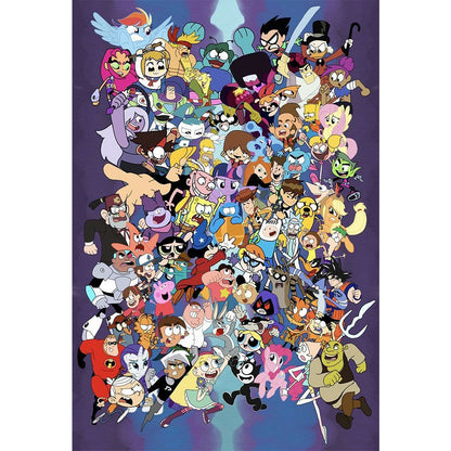 Cartoon Collection - Full Round Drill Diamond Painting 50*70CM