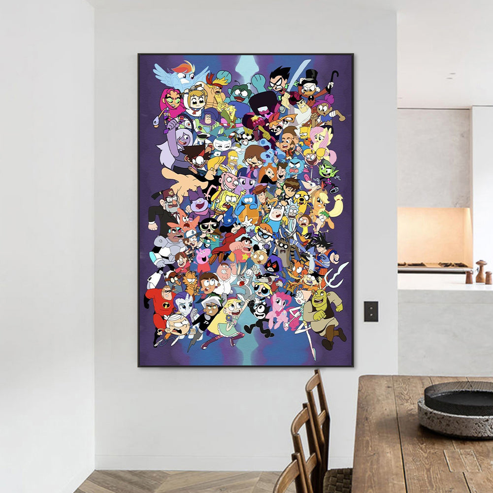 Cartoon Collection - Full Round Drill Diamond Painting 50*70CM