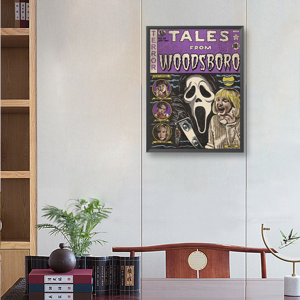 Scream Pictorial - Full Round Drill Diamond Painting 30*40CM