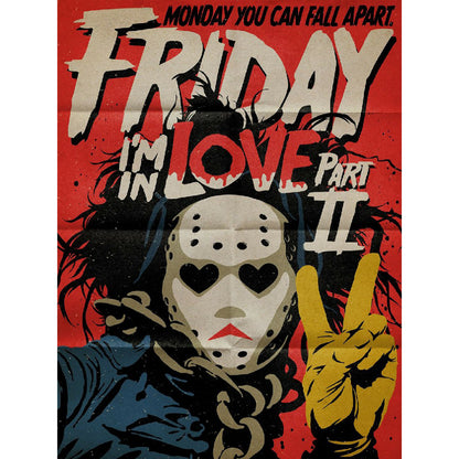 Horror Funny Pictorial - Full Round Drill Diamond Painting 30*40CM