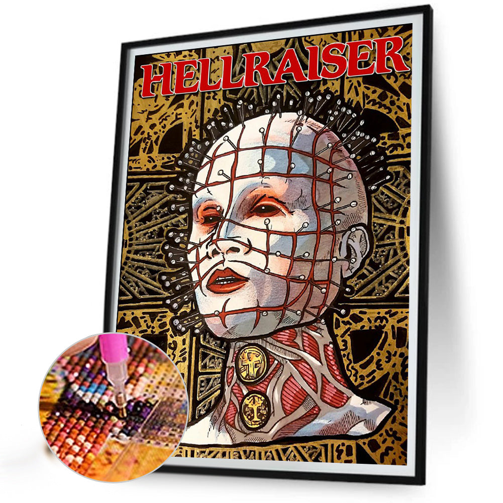 Horror Pictorial - Full Round Drill Diamond Painting 40*50CM