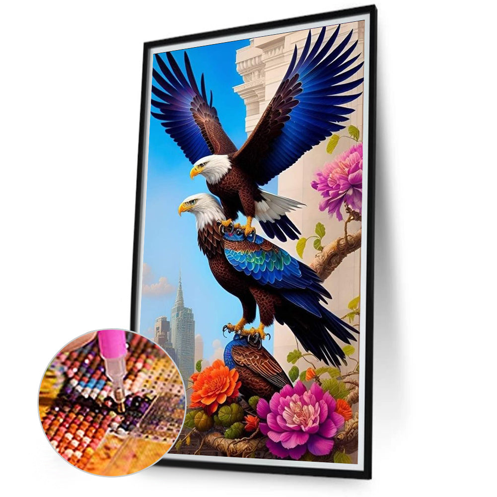 Eagle - Full Round Drill Diamond Painting 40*70CM