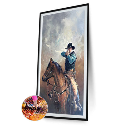 Horse Riding - Full Round Drill Diamond Painting 40*70CM