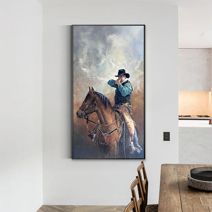 Horse Riding - Full Round Drill Diamond Painting 40*70CM