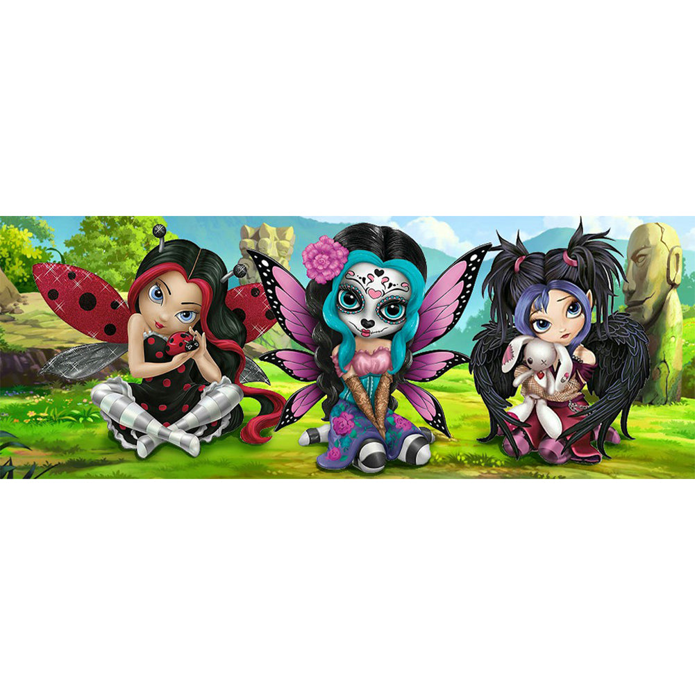 Elves - Full Round Drill Diamond Painting 80*30CM